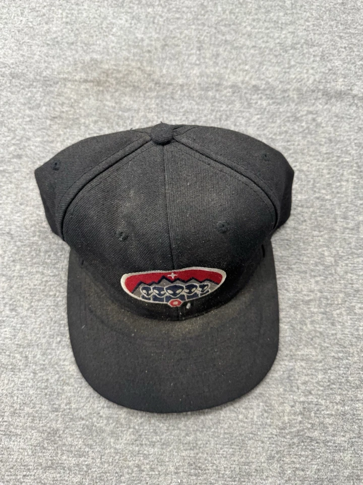 Boné de beisebol Area 51 sem invasão top secreto alça traseira preto - Imagem 3 de 4