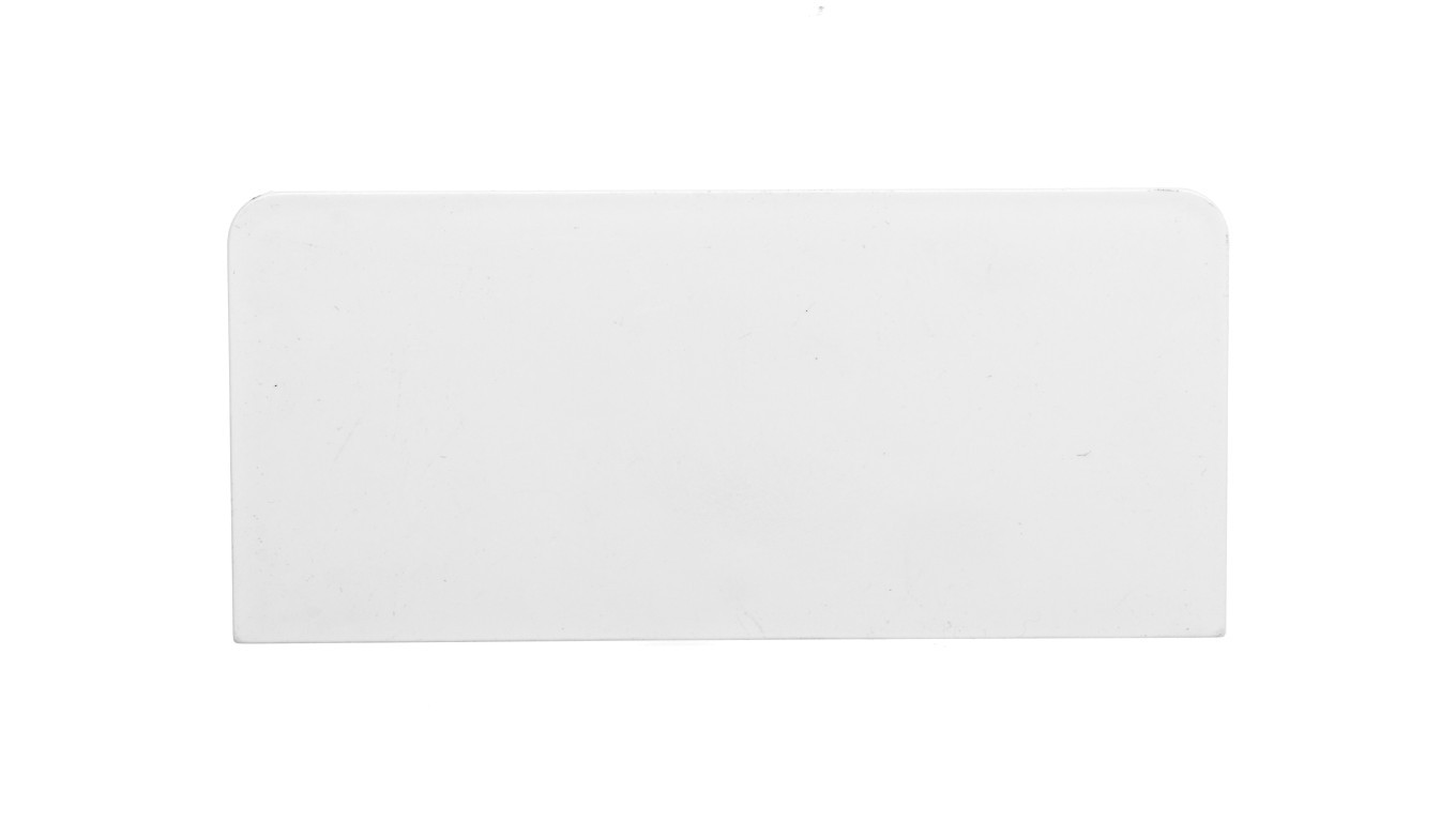 120x55mm Cream White PK 8471_HB Duct End Cover