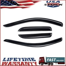 Tape-On Outside Mount Window Deflectors for Dodge Ram Quad Cab 2002-2009