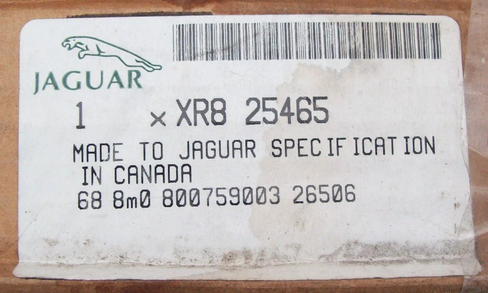 Jaguar S-Type Inlet Camshaft Right Bank Genuine XR825465 — 第 3/4 张图片