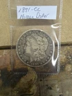 1891-CC Morgan Silver Dollar  spitting eagle