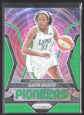 2025 Panini Prizm WNBA #9 Seimone Augustus Pioneers Green Prizms