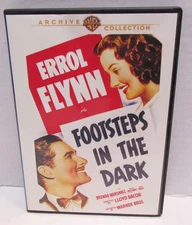 FOOTSTEPS IN THE DARK DVD WARNER ARCHIVES ERROL FLYNN 1941 CLASSIC FILM