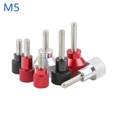M5 Knurled Thumb Screws A2 Stainless Steel Colour Aluminum Hand Grip Knob Bolts