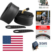 2 Pack Heavy-Duty 14 x 2.125 Electric Bike Inner Tubes with Angled Schrader