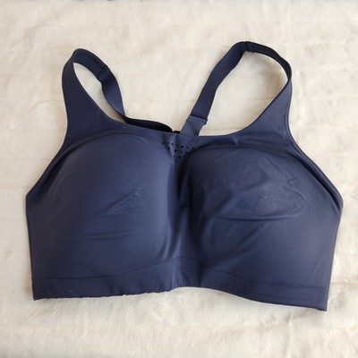 Athleta Phenomena Bra Navy Blue High Impact Sports. Womend 38DD Adjustable Strap