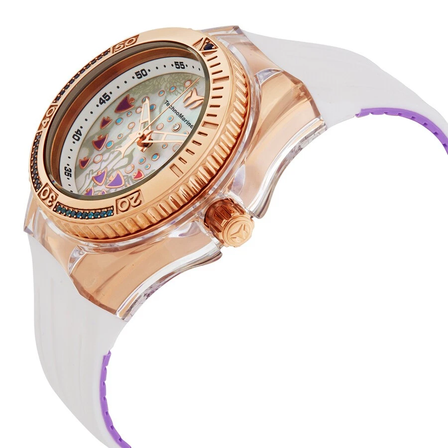 Женские кварцевые часы Technomarine TM-119021 Cruise 3 стрелки белый циферблат - Изображение 2 из 3