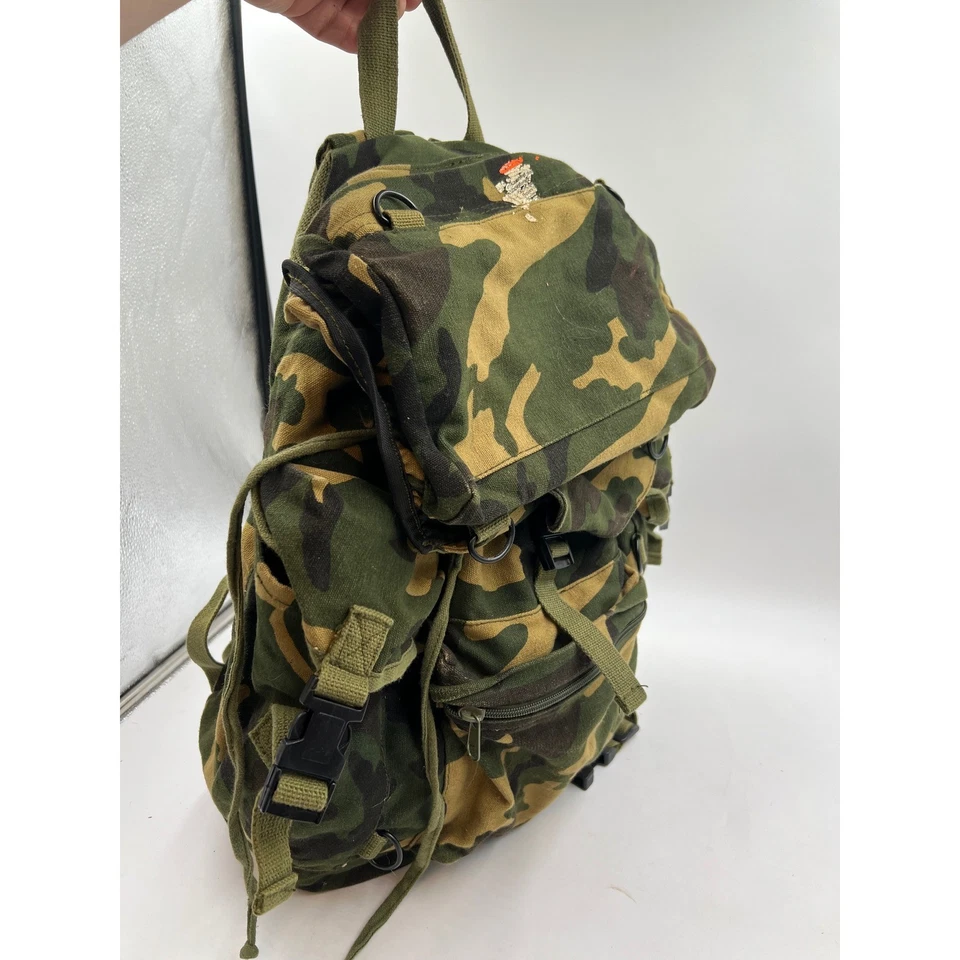 Mochila Camuflaje Camuflaje Mochila Mochila Senderismo Viaje Escuela Bolsa de Libros Foto 4 de 4