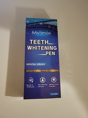 MySmile DELUXE TEETH WHITENING Gel Pens~Factory Sealed~2-4ML Pens~Brand New 