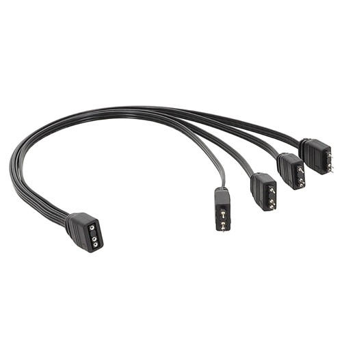 Flexible 5V 3Pin ARGB Splitter Cable for ARGB LED Strips ARGB Fan LED Sync Cable - Afbeelding 9 van 10
