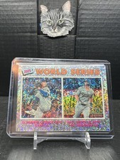 2026 Topps Heritage - World Series Highlights #312 Chrome Silver Sparkle SP