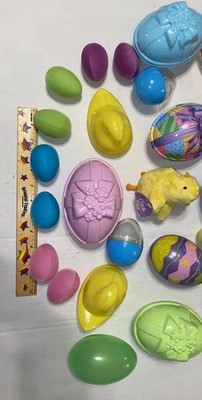 Mixed Huge Lot Vintage Easter Egg Decorations Bunnies Chicks Peeps Cookie Cutter