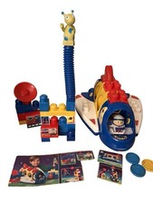 Vintage 1998 Mega Bloks Transforming Spaceship Playset