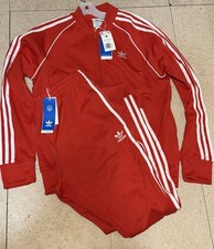 Adidas Originals Prime Blue mens Red Trefoil Logo Tracksuit size M