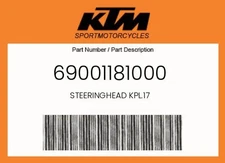 KTM Genuine Steeringhead Kpl.17 - 69001181000