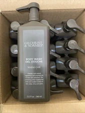 Gilchrist & Soames Body Wash Gel Douche Warm Oak 12.2 fl oz 360ml- New