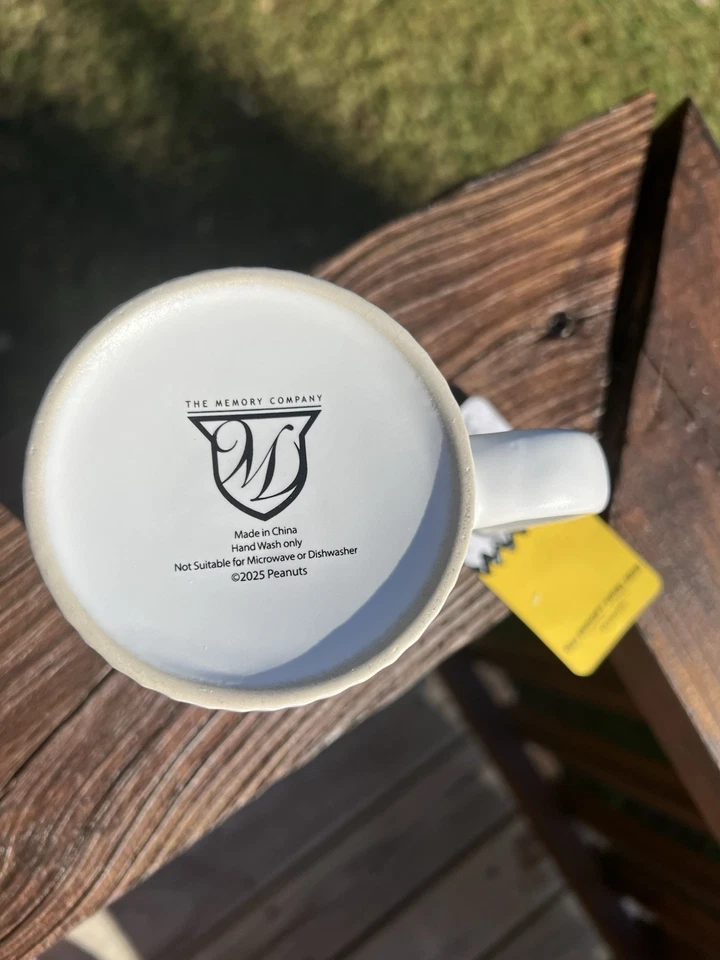 Caneca de futebol americano Snoopy Carolina Panthers NFL 15 oz NOVA EM FOLHA COM ETIQUETAS - Imagem 4 de 4