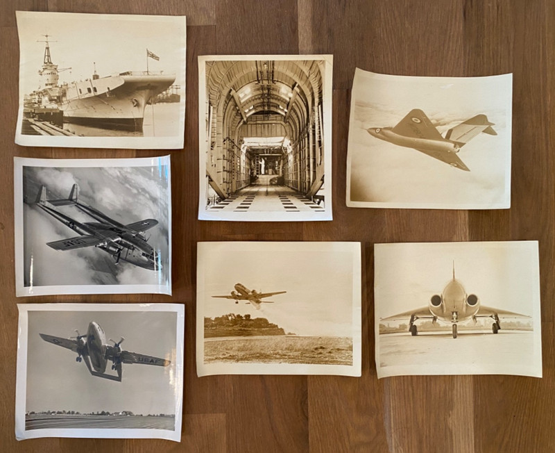 Lot 7 VTG USAF Official Fairchild C-119 + British Information Services Aviation