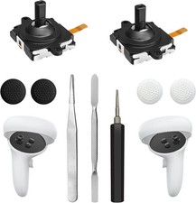 Joystick Replacement Kit for Oculus Quest 2/3 Controller, Repair Kit for Meta Qu
