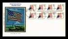DR JIM STAMPS US COVER FT MCHENRY FLAG AMERICANA BOOKLET FDC COLORANO SILK