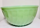 Fire King Jadeite Swirl 8" Mixing Bowl - Excellent Condition!