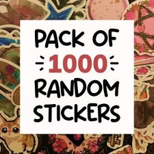 1000pcs Random Sticker Pack
