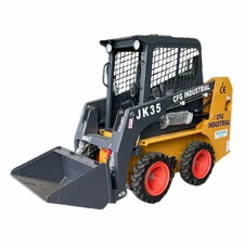 CFG 27 HP Mini Skid Steer Wheel Loader 1.4 Ton Kubota Diesel Engine with Bucket