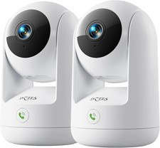 2K 360° Indoor Security Camera, Dual-Band WiFi Pet Cam