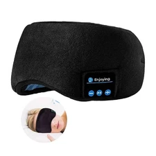3D Wireless Music Sleeping Eye Mask Sleep Headphones Bluetooth Sleep Mask - New