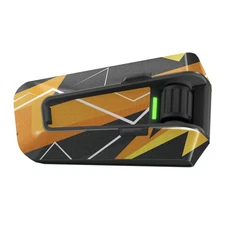 For Cardo Packtalk Edge Neo Pro Skin Stickers Matte Removable Abstract Orange