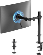 Single LED LCD Monitor Desk Mount Heavy Duty Fully Adjustable Monitor Stand for