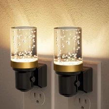 Night Light, Dimmable Night Lights Plug into Wall, Auto On/Off Light Sensor N...
