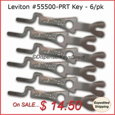 Leviton #55500-PRT - Tamper Proof Electrical Switch Key - (6/pack)