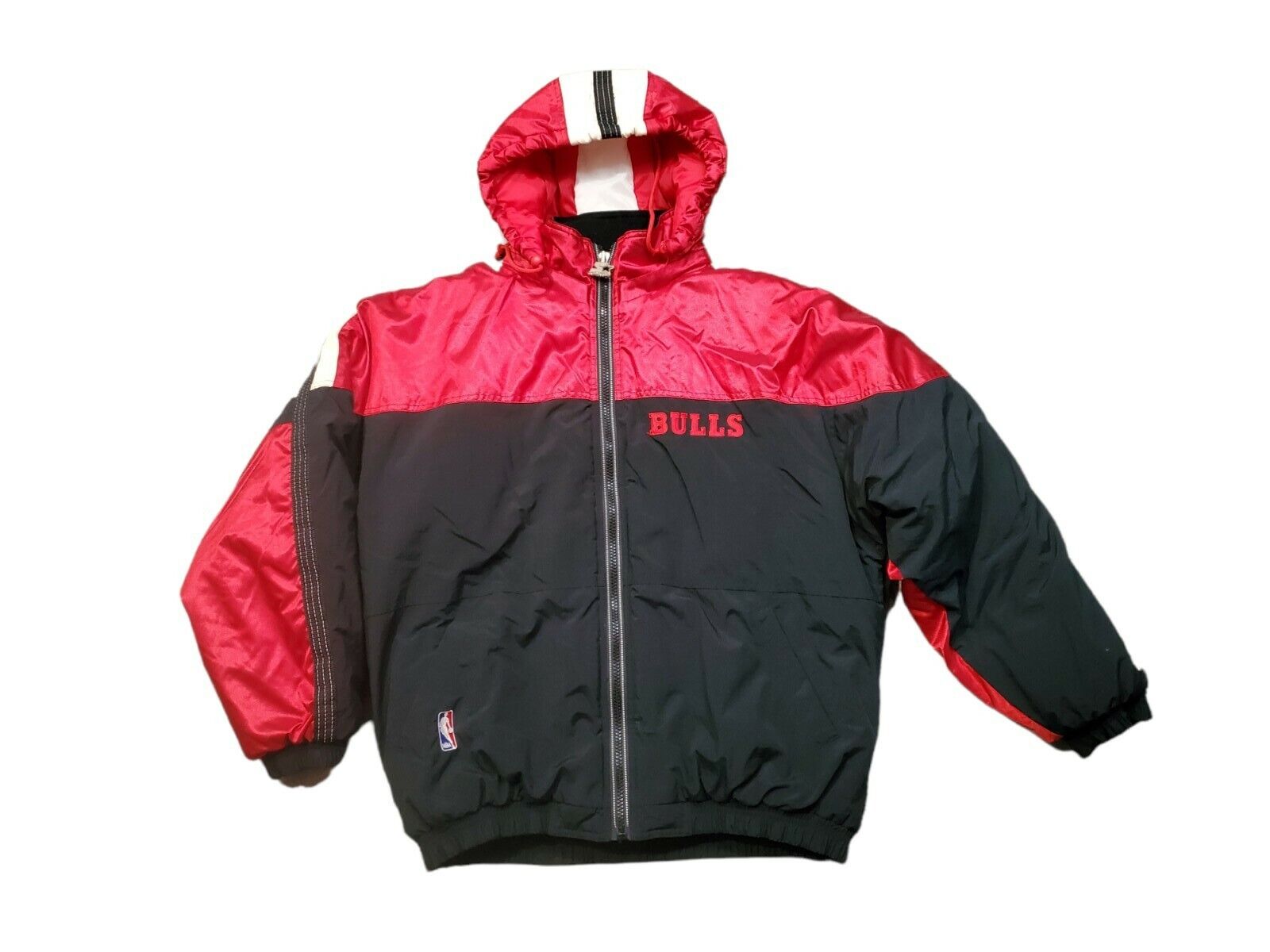 Vintage Retro 90s Chicago Bulls Starter Jacket Size XL NBA Basketball