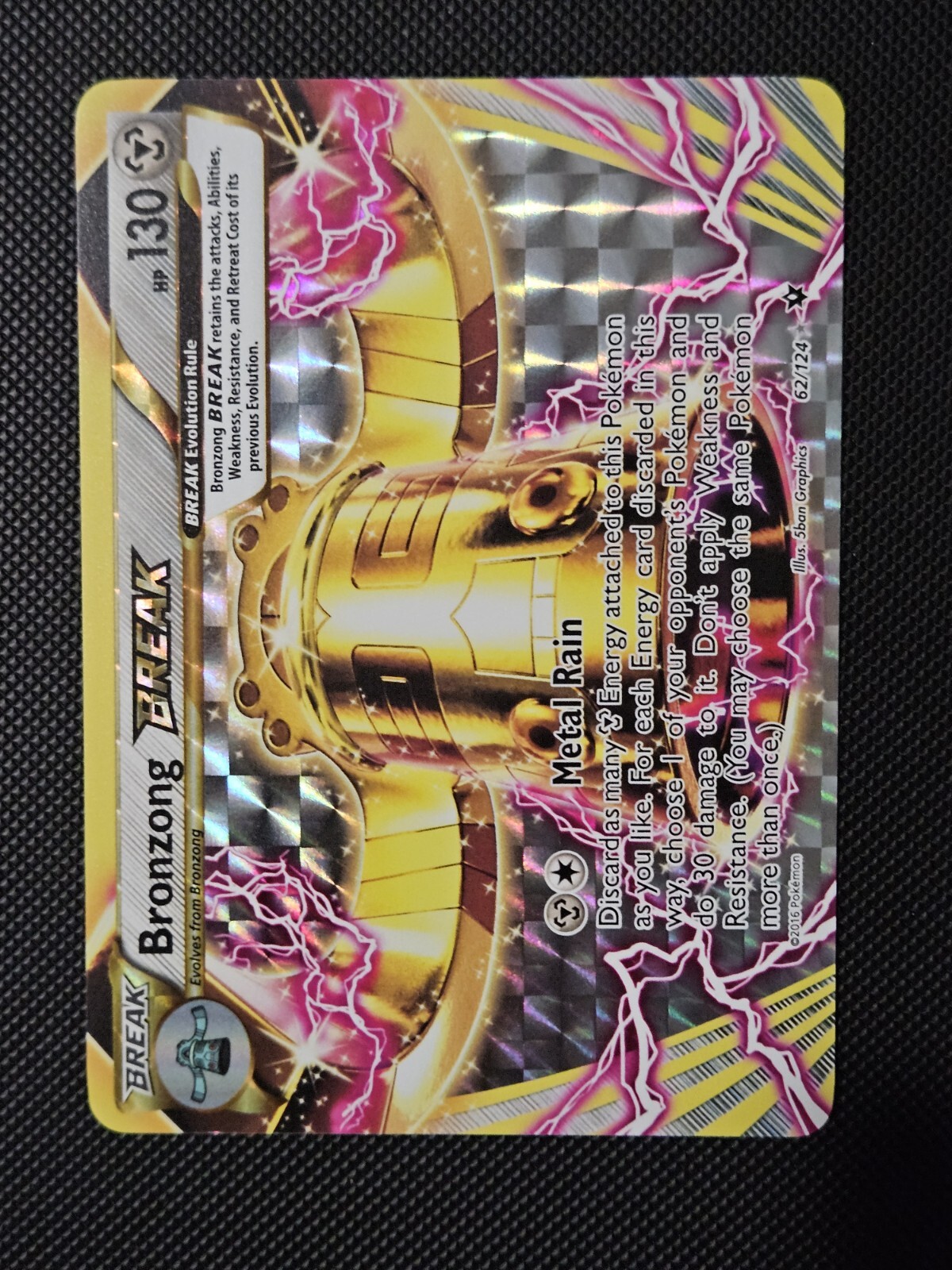 Pokémon TCG Bronzong BREAK Fates Collide 62/124 Near Mint