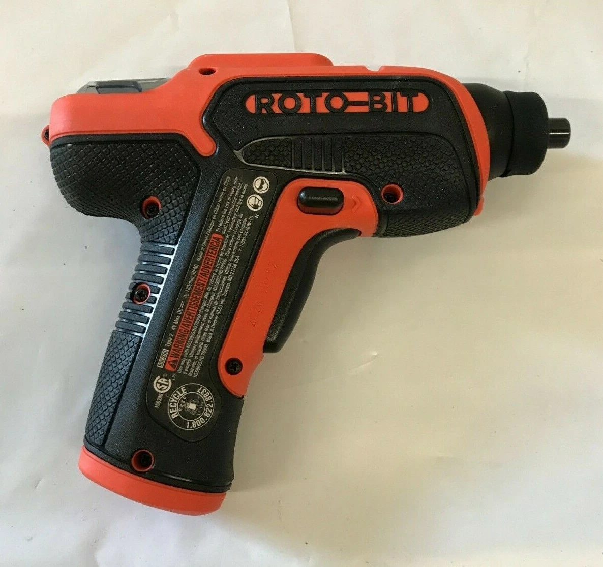 4V Max* Cordless Screwdriver With Bit Storage