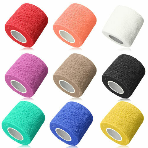 1/5/10x Selbsthaftende Bandage Elastische Haftbandage Cohesive Verband Tape KU! - Bild 2 von 11