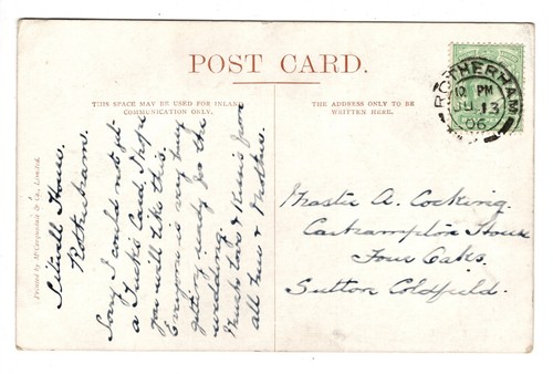 FERROCARRIL DEL NORTE DE STAFFORDSHIRE, LADO DEL ALIMENTADOR, RUSHTON, PUBLICADO 1906 (No. 39) - Imagen 2 de 2