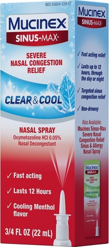 Severe Nasal Congestion Relief Clear & Cool Nasal Spray, Cooling Menthol Flav... - Picture 13 of 13