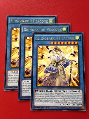 Yugioh Shinobaroness Shinobaron Peacock Shinobird Deck Core Ritual Set 24  Cards