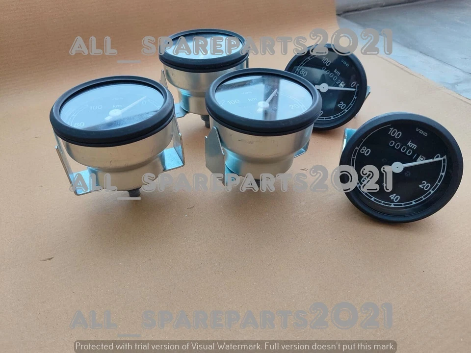 5 x Velocímetro Speedo apto para bicicletas vintage Zündapp KS750 BMW R75 100 km Foto 2 de 4