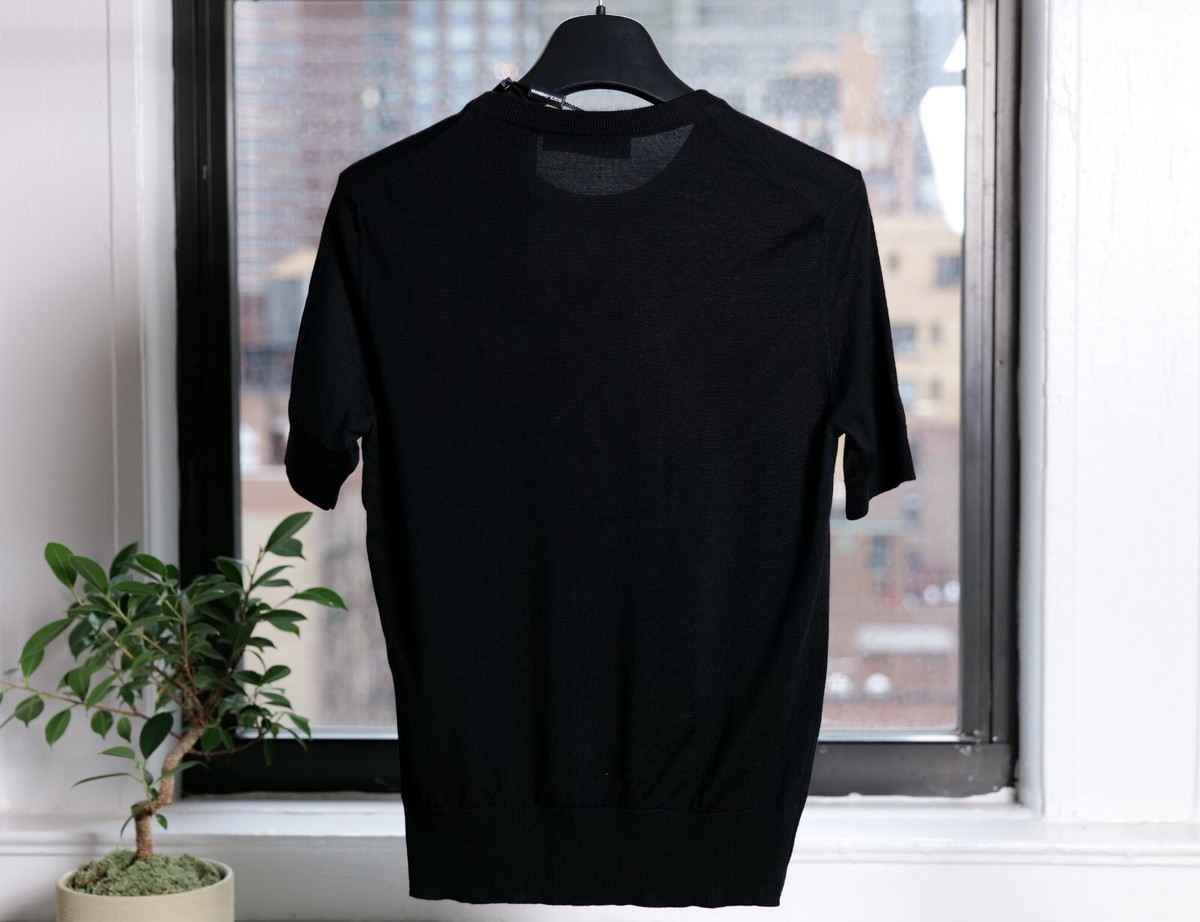 【新品】DOLCE & GABBANA ブラック Tシャツ 36 メンズポロシャツ＆Tシャツ | ドルチェ＆ガッバーナ®