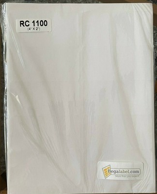 BegaLabel 4inch by 2inch Blank Address Labels RC 1100 New | eBay