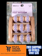 Vivitar Simply Relaxing 9 Roller Acupressure Foot Massager - NEW