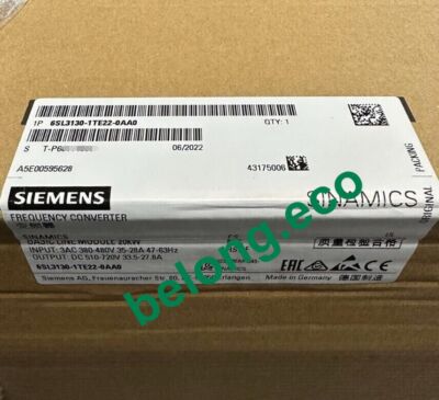6SL3130-1TE22-0AA0 SIEMENS SINAMICS S120 BASIC LINE MODULE 6SL3 130-1TE22-0AA0