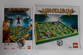 Lego Minotaurus Game #3841 Parts Shown Box & Instructions Set INCOMPLETE