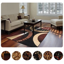 Modern Contemporary Geometric Area Rug Runner Accent Mat Carpet