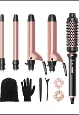 Wavytalk 5 in 1 Hair Curler Set JDL-320N2 Rose Gold New Open Box 