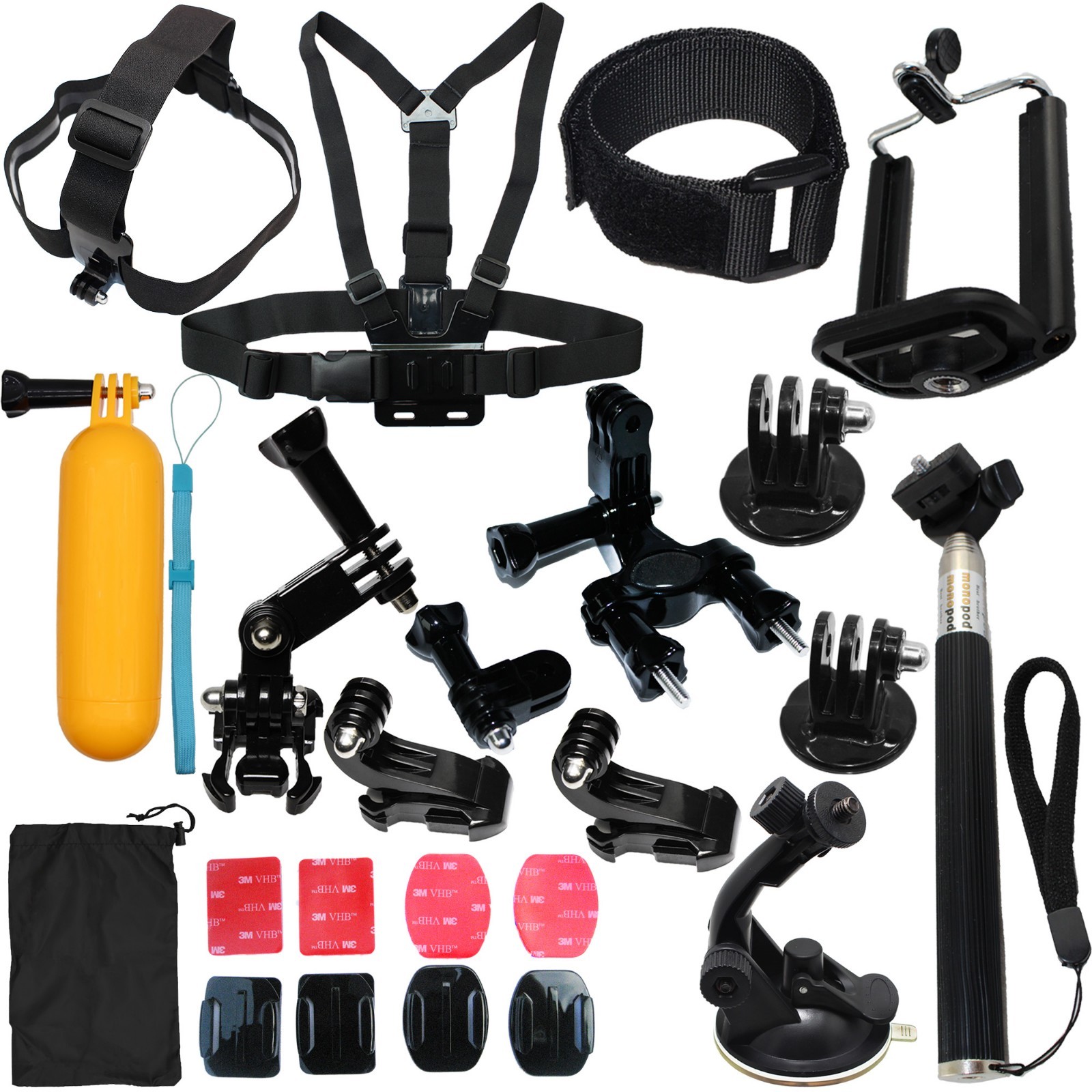 Action Camera Accessories Kit for AKASO EK7000 GoPro Hero 11 10 9 8 7 6 5 4 Hero-image