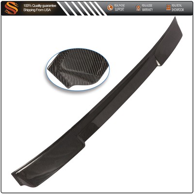 Black Car Rear Roof Spoiler for 2017-2022 Infiniti Q60 2DR Coupe Carbon Fiber
